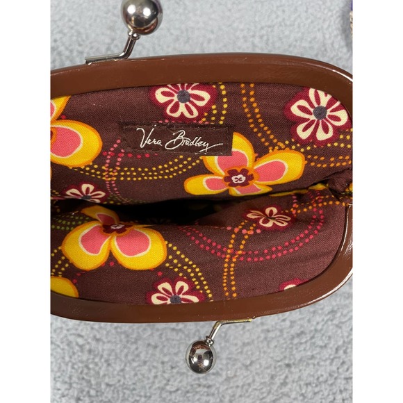Vera Bradley Buttercup Pattern Fold over Wallet/Clutch - Picture 4 of 6